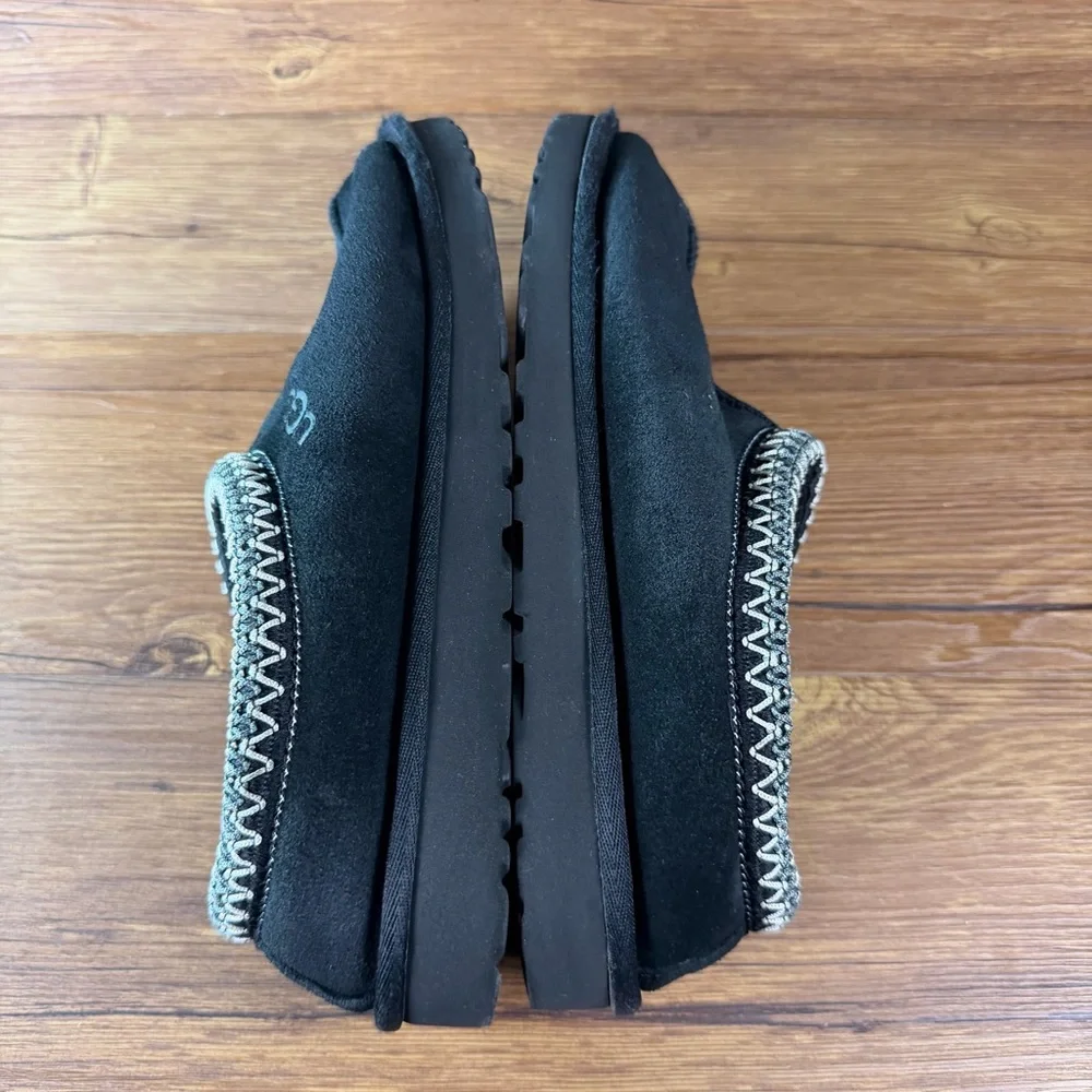 Ugg Tasman Slipper Mules Clogs Men’s‎ Size 9 Shoes Black Suede